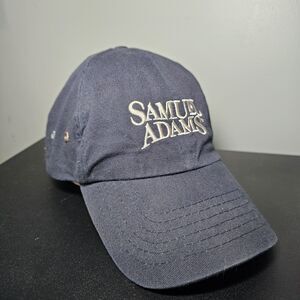 Samuel Adams Baseball Hat Cap Navy Blue, Embroidered, Boston Beer Company, OSFM